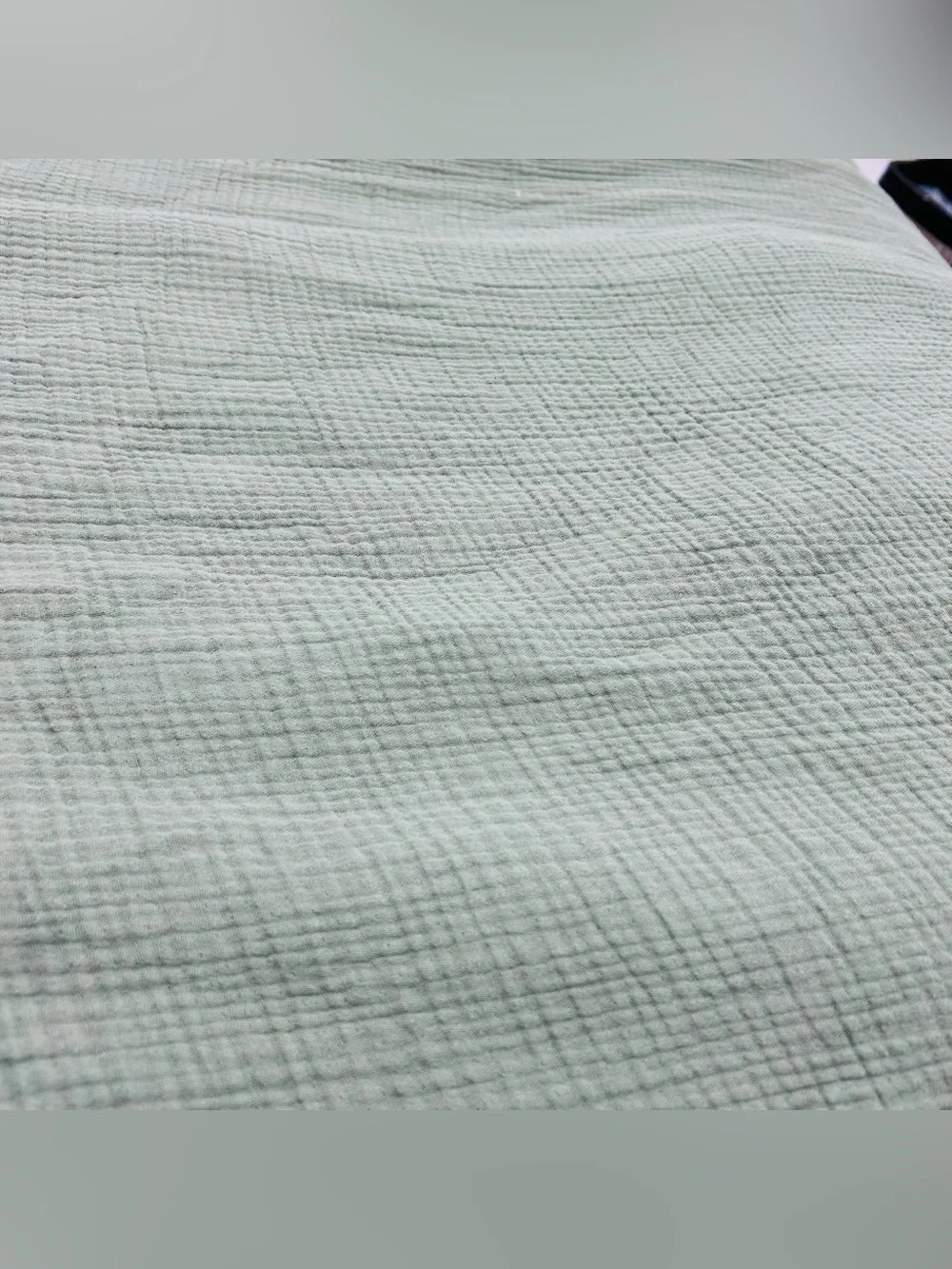 QUINCE Organic Airy Gauze Duvet Cover Set King/Cal King Olive 9053